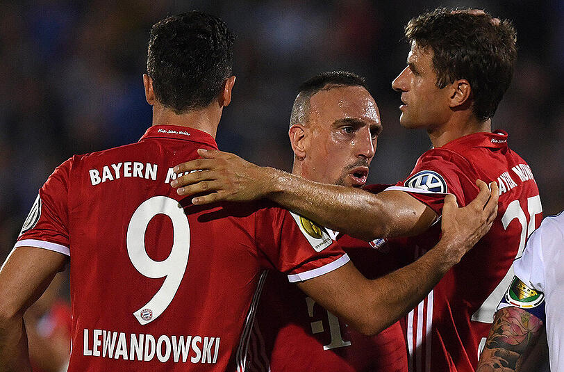 Robert Lewandowski war der Mann des Abends in Jena.