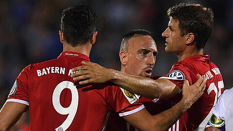 Robert Lewandowski war der Mann des Abends in Jena.