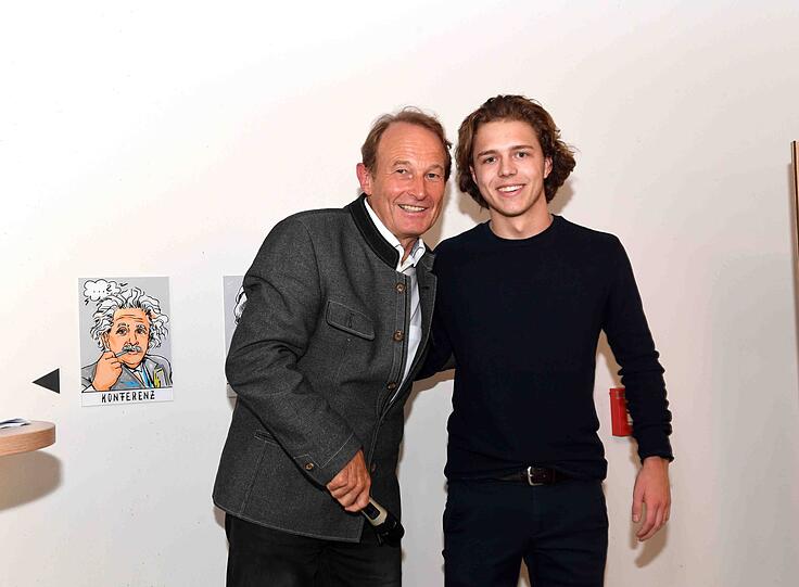 Winzer Peter Heidecker und Joel Beckenbauer