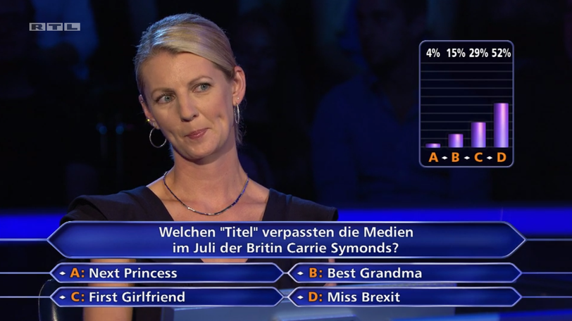 Sandra Waschkies gewann nur 500 Euro bei "Wer wird Millionär?"
