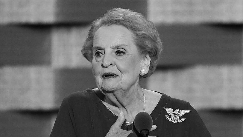 Madeleine Albright war von 1997 bis 2001 Außenministerin der USA