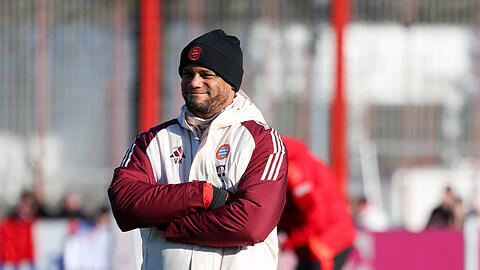 Vincent Kompany gibt sich entspannt.