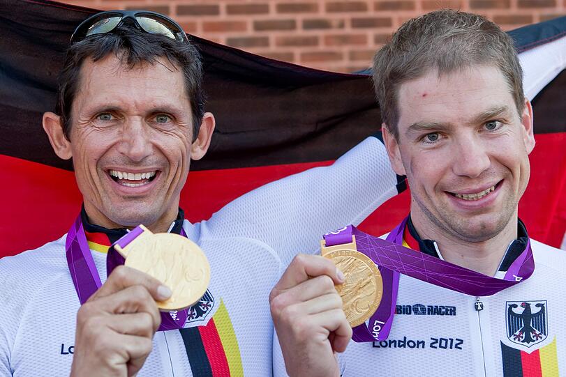 Die beiden Goldfahrer: Michael Teuber und Tobias Graf