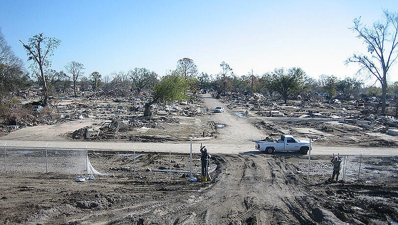 Nach dem Hurricane Katrina war von dem Stadtteil Lower Ninth Ward naehzu nichts mehr übrig. (Archivfoto) Nach dem Hurricane Katrina war von dem Stadtteil Lower Ninth Ward naehzu nichts mehr übrig. (Archivfoto)