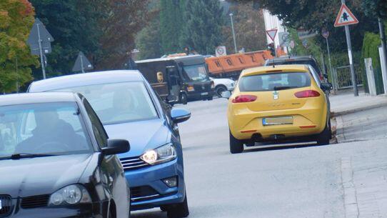 Die Truderinger Bahnstraße.