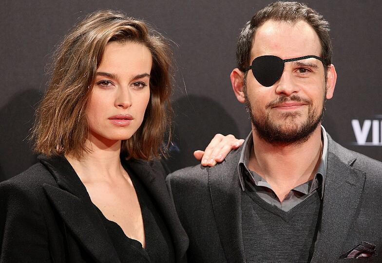 Moritz Bleibtreu mit seiner polnischen Kollegin Kasia Smutniak.
