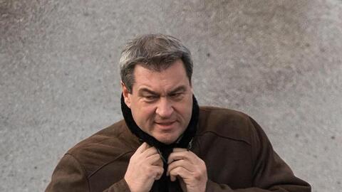 Markus Söder (CSU), Ministerpräsident von Bayern geht zum Auftakt der Winterklausur der CSU-Landesgruppe. Foto: Peter Kneffel