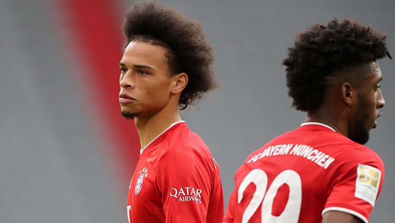 Königstransfer gegen Champions-League-Held: Auf dem Flügel kommt es zum Duell zwischen Leroy Sané und Kingsley Coman. Königstransfer gegen Champions-League-Held: Auf dem Flügel kommt es zum Duell zwischen Leroy Sané und Kingsley Coman.
