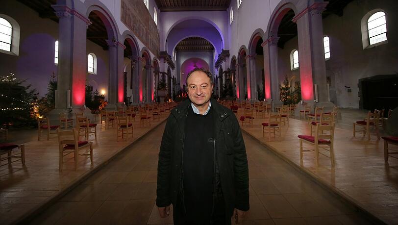 Pfarrer Schießler in St. Maximilian.