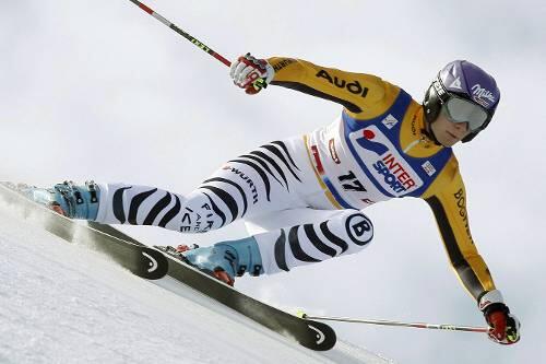 Macht auf der Piste eine gute Figur und auch als Model: Maria Riesch.