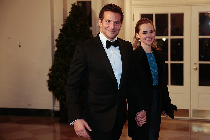 Bradley Cooper mit Freundin Suki Waterhouse bei einer Einladung im Weißen Haus