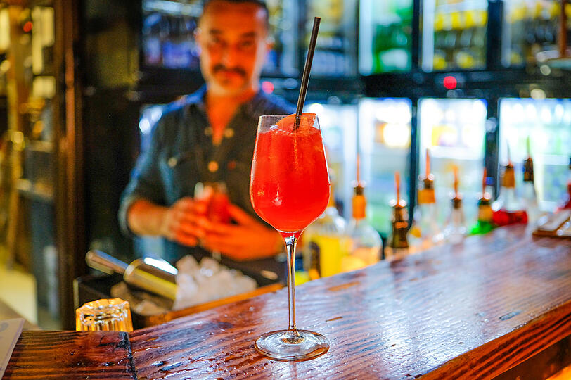 Der pink-orange Spritz ist schon jetzt ein Verkaufsschlager. Der pink-orange Spritz ist schon jetzt ein Verkaufsschlager.
