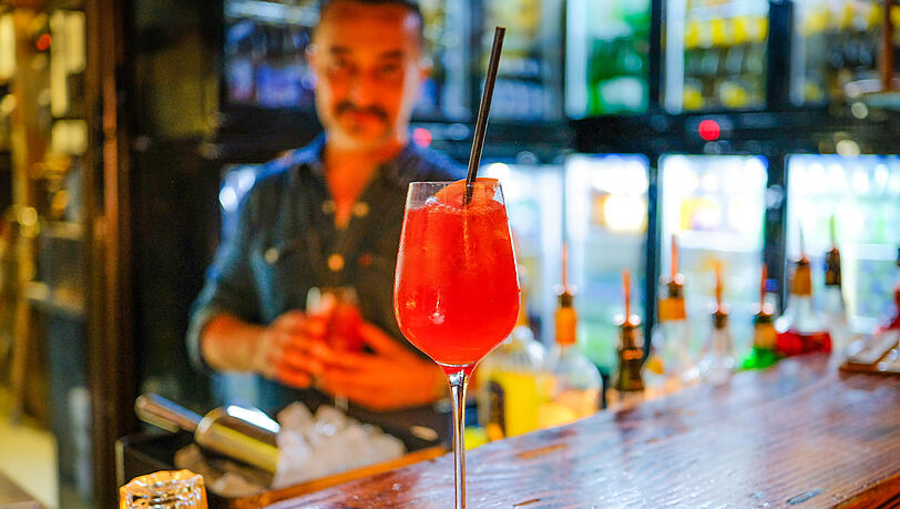 Der pink-orange Spritz ist schon jetzt ein Verkaufsschlager. Der pink-orange Spritz ist schon jetzt ein Verkaufsschlager.