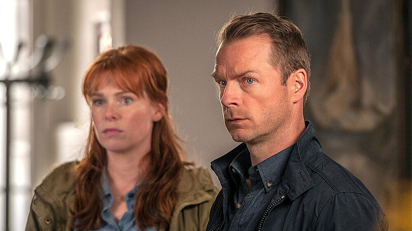 "Nord bei Nordwest: Estonia": Lona Vogt (Henny Reents) und Hauke Jacobs (Hinnerk Schönemann) am Tatort