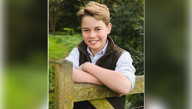 Auf dem Geburtstags-Schnappschuss sieht Prinz George seinem Vater William sehr ähnlich.