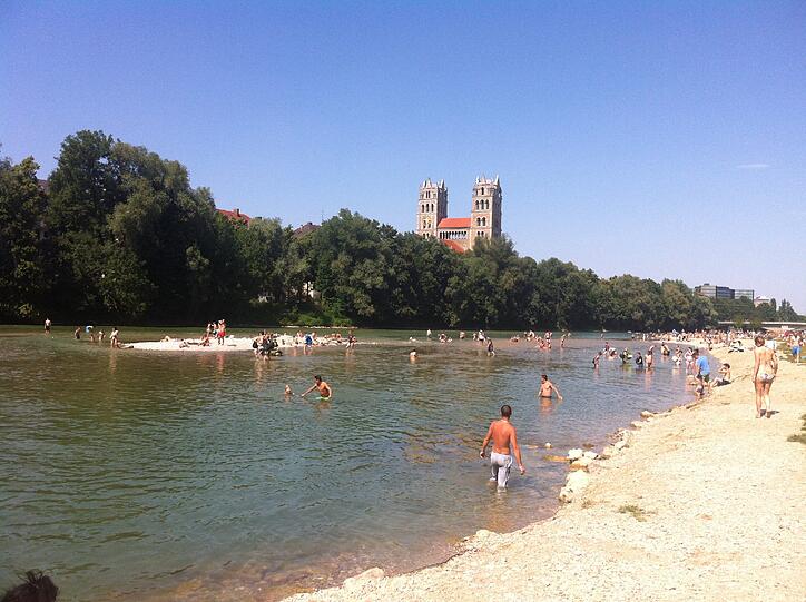 Am Montag soll's zwar Regen und nur 27 Grad geben.