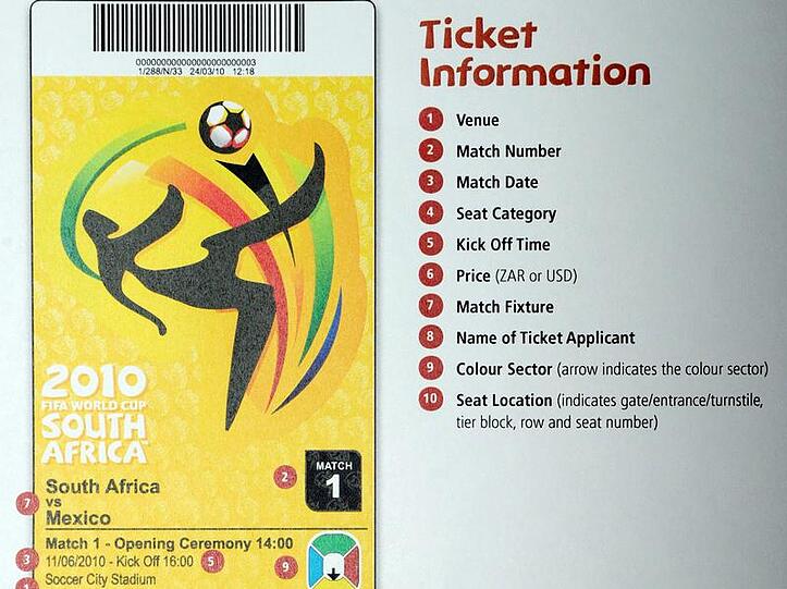 In Südafrika wird der Verkauf der WM-Tickets angekurbelt.