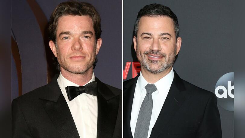 John Mulaney (l.) und Jimmy Kimmel sollen beide kein Interesse an einer Präsentation der Oscars 2025 haben.