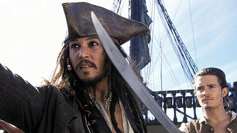 "Fluch der Karibik": Will (Orlando Bloom, r.) und Jack Sparrow (Johnny Depp, l.) nehmen die Verfolgung der "Black Pearl" auf