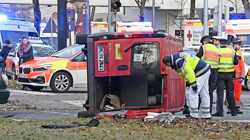 Die Bilder vom Unfallort in Neuperlach.