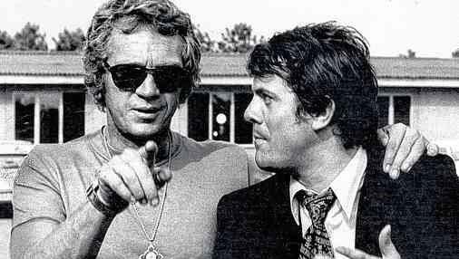 Mit Steve McQueen in Le Mans 1970. Mit Steve McQueen in Le Mans 1970.