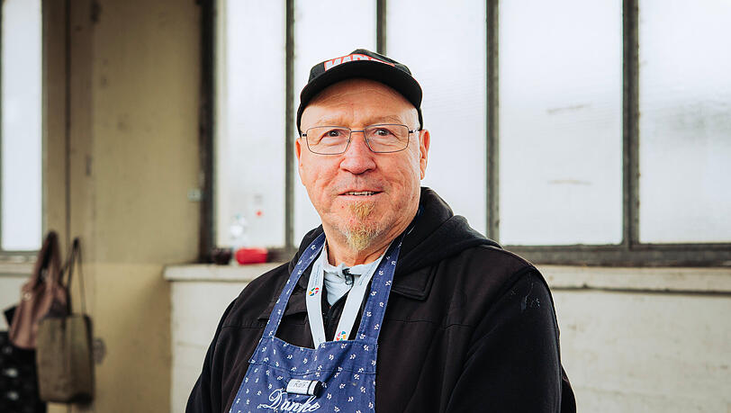 Ralf Durstewitz engagiert sich seit einem halben Jahr bei der Tafel.