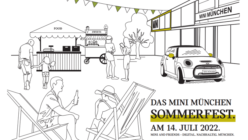 Das erste MINI München Sommerfest findet am 14. Juli statt.