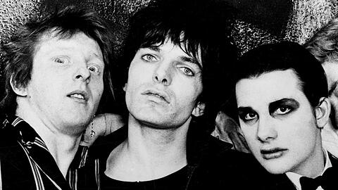 Promofoto der britischen Punkband The Damned mit Brian James.