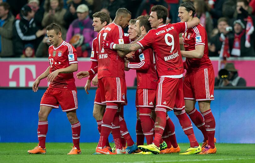 Der FC Bayern bleibt auch im 50. Ligaspiel in Folge ungeschlagen.