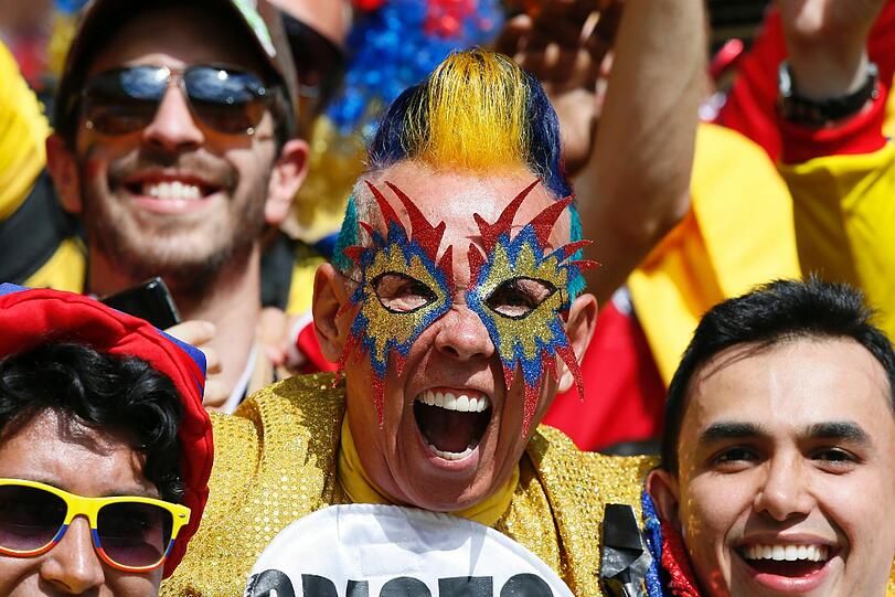 Die Fans der Fußball-WM 2014