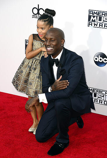 Tyrese Gibson (r) und seine Tochter Shayla Somer Gibson