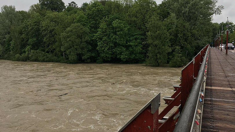 So sah es am Dienstagmorgen in Thalkirchen an der Isar aus.
