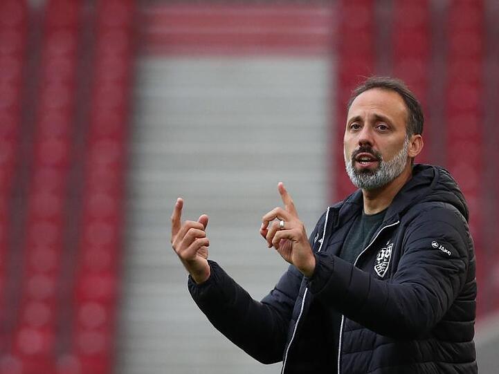 Trainer Pellegrino Matarazzo von Stuttgart. Foto: Tom Weller/dpa-Pool/dpa/Archivbild