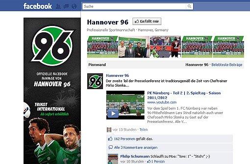 Platz 9 mit 101.471 Facebook-Fans: Hannover 96