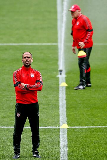 Die Bilder vom Abschlusstraining der Bayern!