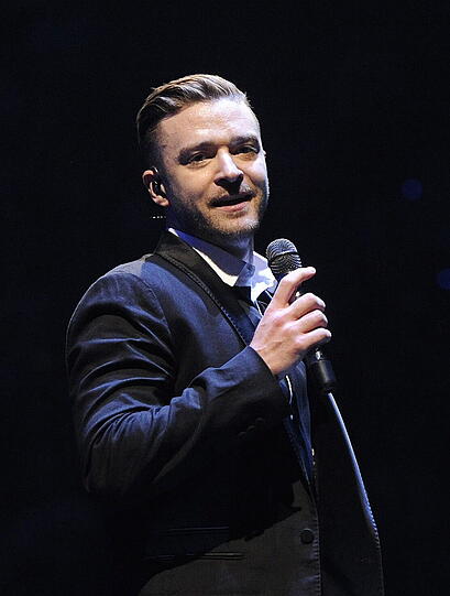 19. Sänger Justin Timberlake (63,5 Millionen)