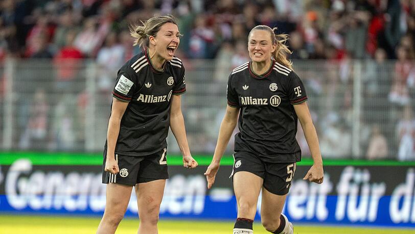 Es war ein hartes St&uuml;ck Arbeit f&uuml;r die Bayern-Fu&szlig;ballerinnen.