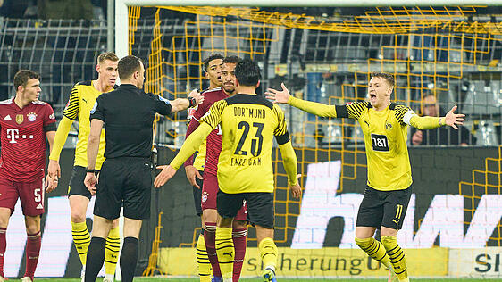 Beim Topspiel Bayern gegen Dortmund stand in den vergangenen Jahren immer wieder der Schiedsrichter im Mittelpunkt.