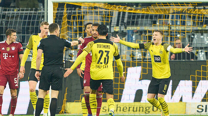 Beim Topspiel Bayern gegen Dortmund stand in den vergangenen Jahren immer wieder der Schiedsrichter im Mittelpunkt.