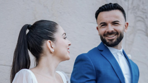 Pech im Spiel, Glück in der Liebe! Albion Vrenezi heiratet seine Valentina.