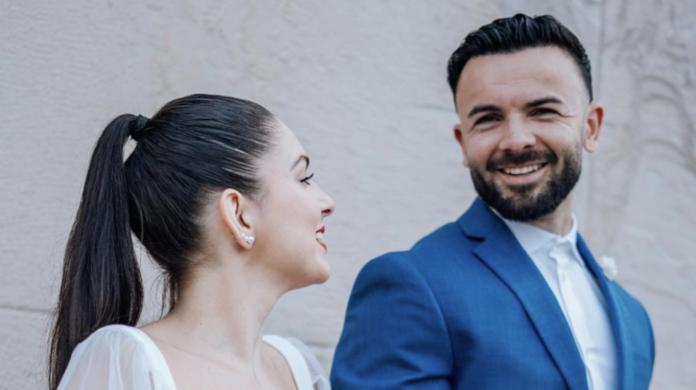 Pech im Spiel, Glück in der Liebe! Albion Vrenezi heiratet seine Valentina.