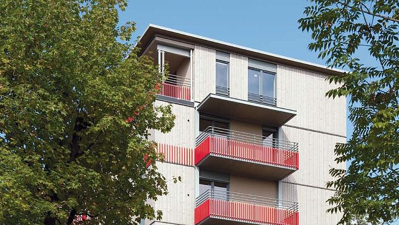 Vorbild Bad Aibling: Dort steht
dieses Holzhochhaus. Vorbild Bad Aibling: Dort steht
dieses Holzhochhaus.