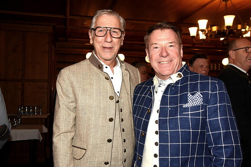 Patrick Lindner (r.) und Ehemann Peter Sch&auml;fer haben bereits einen Stammplatz bei der Iberl-B&uuml;hne.