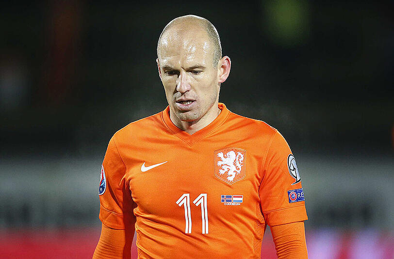 Arjen Robben trifft mit der Elftal am 16. November in der EM-Quali auf Lettland. Vier Tage vorher treten die Niederländer in einem Freundschaftsspiel gegen Mexiko an. Beide Spiele steigen in Amsterdam.