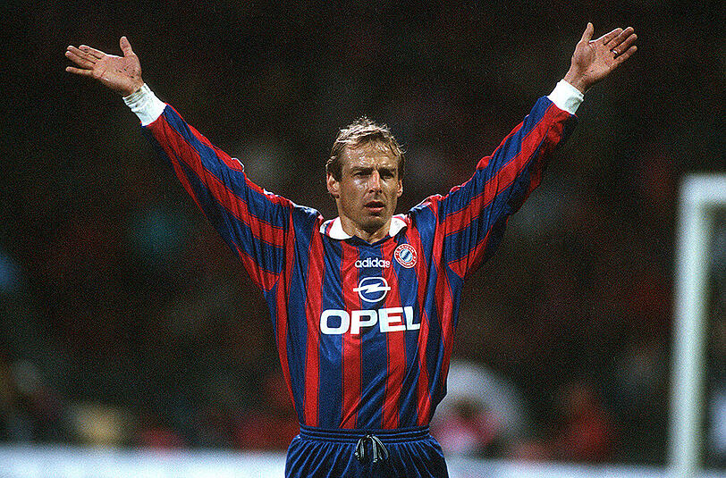 Jürgen Klinsmann spielte von 1995 bis 1998 für den FC Bayern.