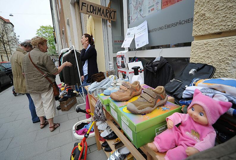 Hofflohmarkt in der Metzstraße