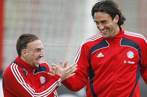 Bei Bayern ausgejubelt? Toni und Ribéry vor dem Abschied.