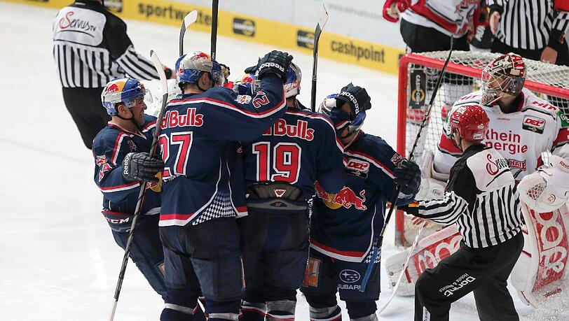 Wollen nächsten Freitag über die direkte Playoff-Qualifikation jubeln: Die EHC-Stars. Wollen nächsten Freitag über die direkte Playoff-Qualifikation jubeln: Die EHC-Stars.