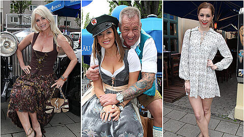 Dresscode Tracht! Hugo Bachmaier feierte zusammen mit seinen Münchner Promi-Freunden das zehnjährige Jubiläum seines "Bachmaier Hofbräus" auf der Leopopldstraße. Die Bilder.