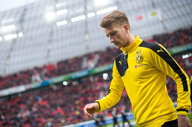 Dortmunds Marco Reus wird gegen die Bayern wohl auflaufen können.